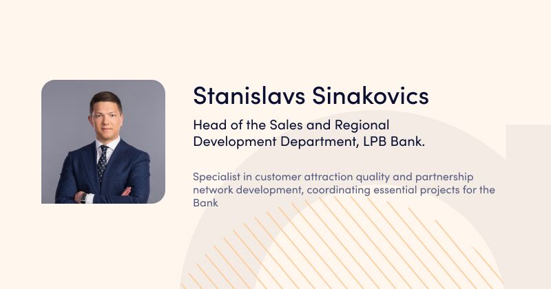 Stanislavs Sinakovics, LPB - speaker at Advapay_webinar - BaaS Webinar