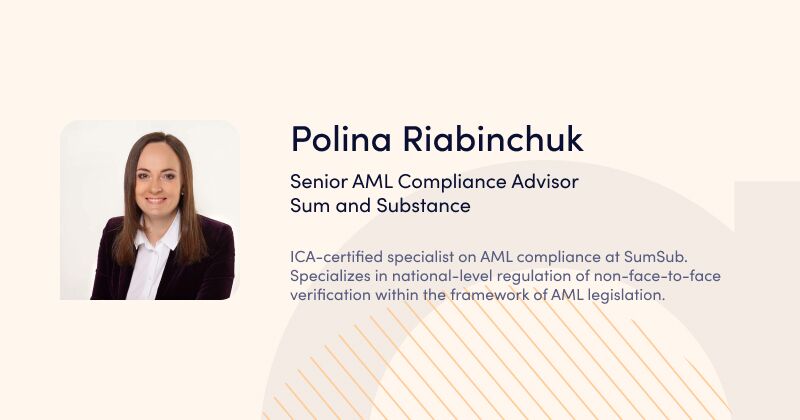 Webinar BaaS Polina Riabinchuk Sumsub