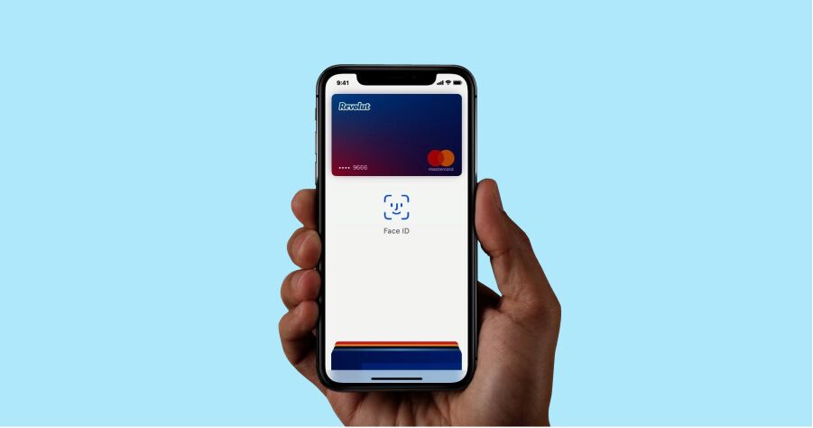 Revolut application, FACE ID, face verificationn