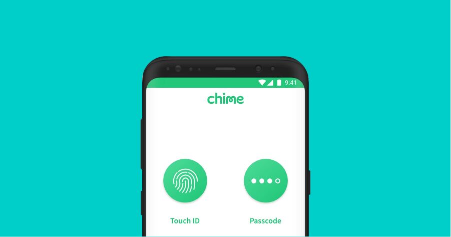 Chime Application Touch ID, Fingerorint verification