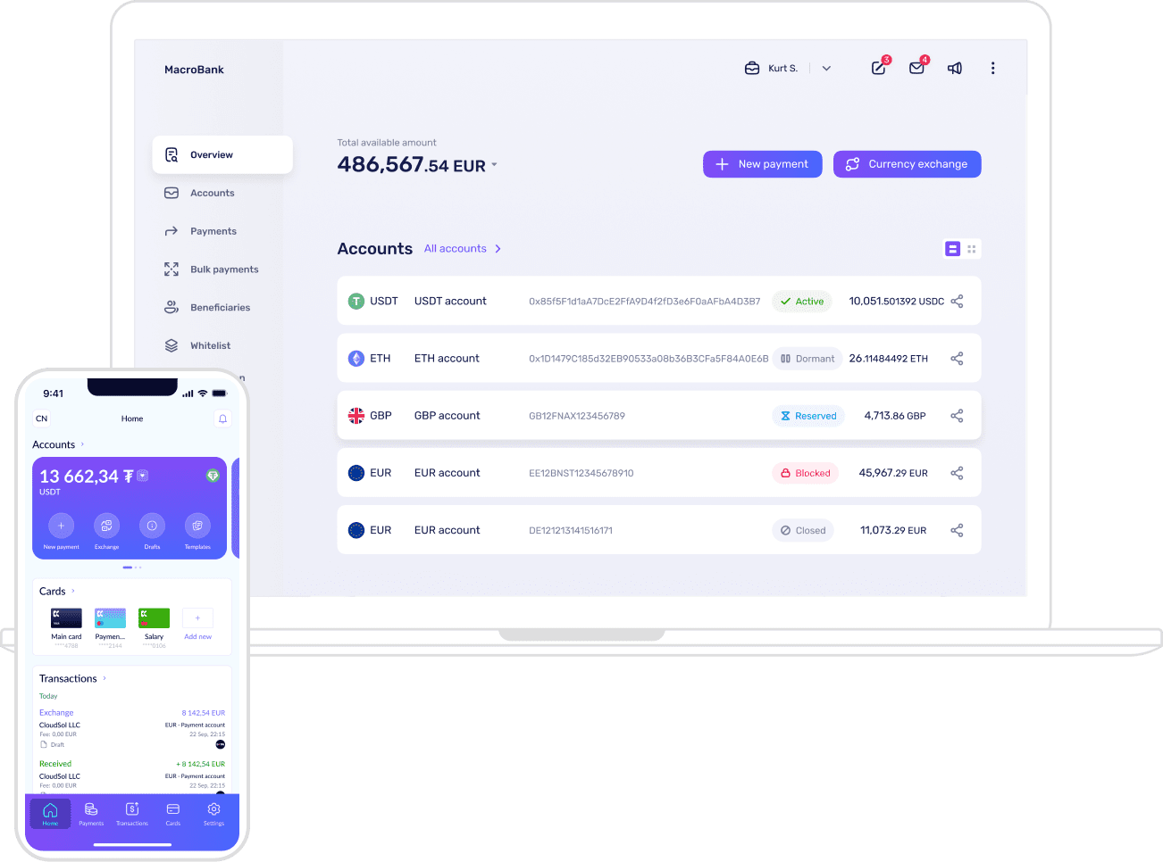 White-label
Crypto & Fiat Wallet Solution by Advapay